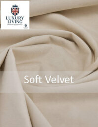Luxury Living Triple Woven Blackout Velvet Ring Top Curtains With Cascading Diamante Studs 168Cm X 137Cm Cream - thumbnail 5