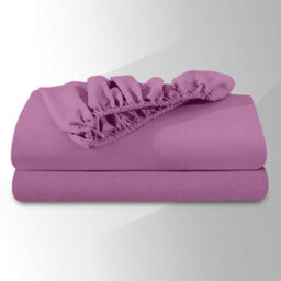 Bedlooms Single Fitted Sheet 25Cm Extra Deep - Soft Microfiber Deep Pocket Elasticated Bed Fitted Sheets Purple, 91X190 Cm - thumbnail 6