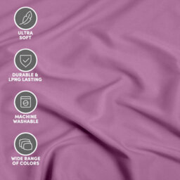 Bedlooms Single Fitted Sheet 25Cm Extra Deep - Soft Microfiber Deep Pocket Elasticated Bed Fitted Sheets Purple, 91X190 Cm - thumbnail 5