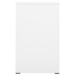 Berkfield Filing Cabinet White 46X62X102.5 Cm Steel - thumbnail 4