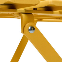 Living And Home Yellow 3-Piece Outdoor Folding Bistro Set - thumbnail 6