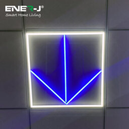 Ener-J Pack Of 6 60X60Cm Led Frame Light With Blue Arrow Design 40W Cool White - thumbnail 3