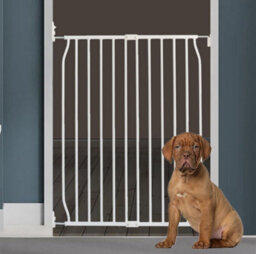 Bettacare Extra Tall Screw Fit Metal Dog Gate, White, 80Cm - 90Cm - thumbnail 6