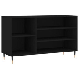 Berkfield Modern Shoe Cabinet Black 102X36X60 Cm Engineered Wood