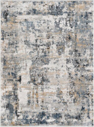 Livabliss Jolie-Abstract Grey Beige Yellow Black Modern Marble Living Dining Bedroom Rug 200 X 275 Cm Easy Care, Non Shedding - thumbnail 1