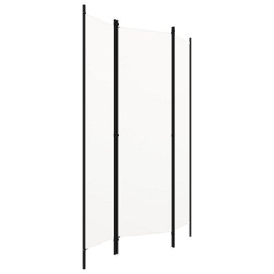 Berkfield Practical 3-Panel Room Divider Cream White 150X180 Cm - image 1