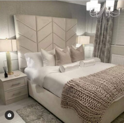 Stratus Interiors Buckingham Tall Panel Bed Frame - Add Professional Assembly & Delivery- Super King - Gas Lift Ottoman Storage Type - thumbnail 2