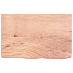Berkfield Wall Shelf Light Brown 60X40X6 Cm Treated Solid Wood Oak - thumbnail 2