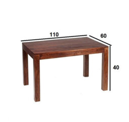 Buttercup Farm Toko Dark Mango Large Dining Table - Solid Mango Wood - L90 X W180 X H76 Cm - thumbnail 3