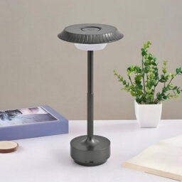 Sueving Touch Lamp Adjustable Vintage Desk Lamp 3 Modes Adjustable Retro Night Light For Shelf Bedroom Hospital Kids Home Reading Gungrey - thumbnail 6