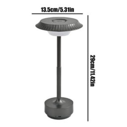 Sueving Touch Lamp Adjustable Vintage Desk Lamp 3 Modes Adjustable Retro Night Light For Shelf Bedroom Hospital Kids Home Reading Gungrey - thumbnail 7