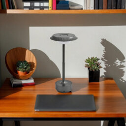 Sueving Touch Lamp Adjustable Vintage Desk Lamp 3 Modes Adjustable Retro Night Light For Shelf Bedroom Hospital Kids Home Reading Gungrey - thumbnail 2