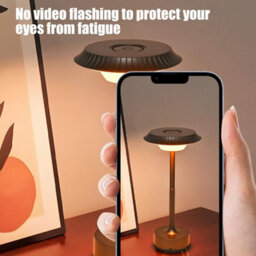 Sueving Touch Lamp Adjustable Vintage Desk Lamp 3 Modes Adjustable Retro Night Light For Shelf Bedroom Hospital Kids Home Reading Gungrey - thumbnail 3