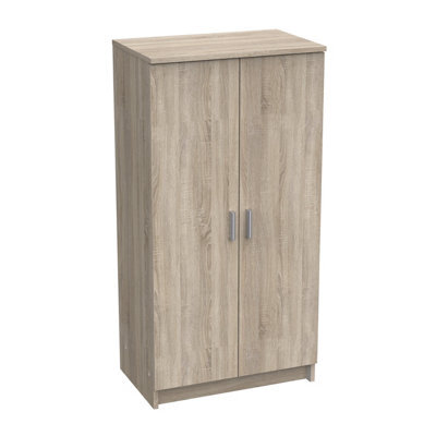 FurniComp LTD Furnicomp Milano Oak Effect 21 Pair Shoe Storage Cabinet With Doors - image 1