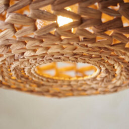 Loops Stylish Water Hyacinth Pendant Light - 10W Led Compatible Ceiling Fixture - thumbnail 5