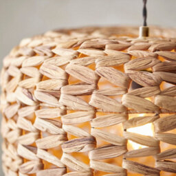 Loops Stylish Water Hyacinth Pendant Light - 10W Led Compatible Ceiling Fixture - thumbnail 7