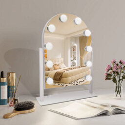 Inmtfei Hollywood Arch Vanity Makeup Mirror, 10 Led Bulbs, 3 Light Modes, Touch Control, 30X40Cm - thumbnail 8