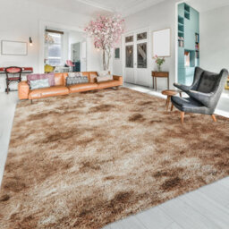 Ameha Soft Shaggy Rugs Fluffy Tye Dye Beige Extra Large Area Rug Living Room Carpets 200X290 Cm - thumbnail 5