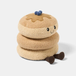 Ohs Maple The Pancake Filled Cushion Novelty Home Decor Fleece Toy - thumbnail 4