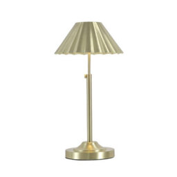 Portwest Westport Jules Usb Rechargeable Led Touch Table Lamp Brass - thumbnail 4