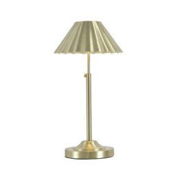Portwest Westport Jules Usb Rechargeable Led Touch Table Lamp Brass - thumbnail 5