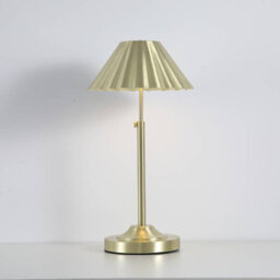 Portwest Westport Jules Usb Rechargeable Led Touch Table Lamp Brass - thumbnail 2