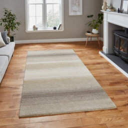 Natural Handmade Luxurious Modern Plain Wool Abstract Rug For Bedroom & Living Room-120Cm X 170Cm - thumbnail 1