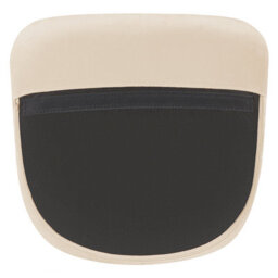 Beliani Rocking Chair Ellan Velvet Beige - thumbnail 8