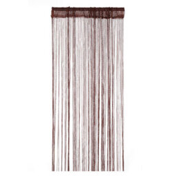 Neel Blue String Curtains Glitter Fringe Panel Fly Screen Doorway Tassel Curatin, 200Cm X 90Cm - Coffee - thumbnail 3