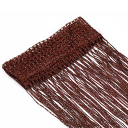 Neel Blue String Curtains Glitter Fringe Panel Fly Screen Doorway Tassel Curatin, 200Cm X 90Cm - Coffee - thumbnail 2