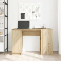 Berkfield Desk Sonoma Oak 120X42X76 Cm Engineered Wood - thumbnail 3
