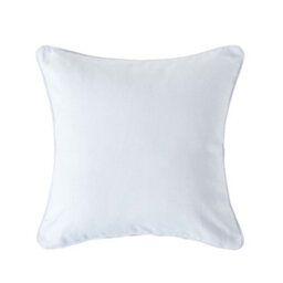 Homescapes Cotton Plain Off White Cushion Cover, 60 X 60 Cm