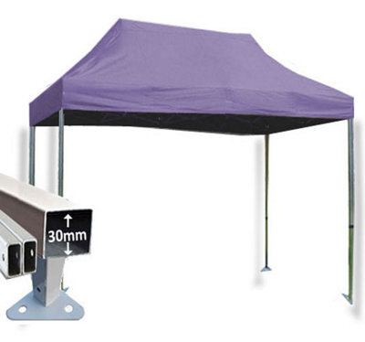 Crocodile Trading 3M X 4.5M Trader-Max 30 Commercial Instant Shelter Pop Up Gazebos Frame & Canopy - Navy Blue - image 1