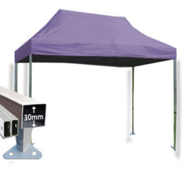 Crocodile Trading 3M X 4.5M Trader-Max 30 Commercial Instant Shelter Pop Up Gazebos Frame & Canopy - Navy Blue - thumbnail 1