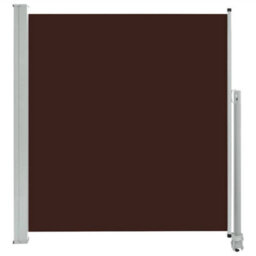 Walplus Patio Retractable Side Awning Garden Sun Shade Canopy Gazebo For Back Door, Porch, Patio 140 X 300 Cm Brown - thumbnail 2
