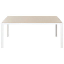 Beliani Garden Dining Set 6 Seater Catania Metal Beige - thumbnail 6