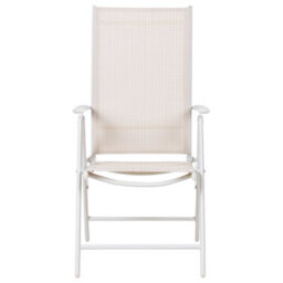 Beliani Garden Dining Set 6 Seater Catania Metal Beige - thumbnail 8