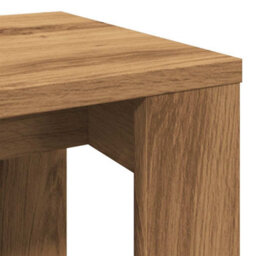 Vidaxl Nest Of Tables 3 Pcs Artisan Oak Engineered Wood - thumbnail 8