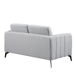 More4Homes Oslo Modern Scandi Style Fabric Living Room 2 Seater Sofa (Light Grey) - thumbnail 5