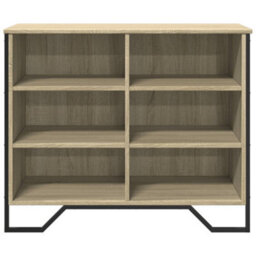 Berkfield Sideboard Sonoma Oak 91X35.5X74.5 Cm Engineered Wood - thumbnail 4