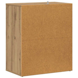 Vidaxl Shoe Cabinet Artisan Oak 60X35X70 Cm Engineered Wood - thumbnail 7