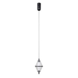 Luminosa Lighting Luminosa Fuente Slim Pendant Ceiling Light Matt Black, Gold 3000K Warm White - thumbnail 1