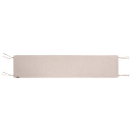 Beliani Garden Bench With Cushion Tuscania 160 Cm Eucalyptus Wood Beige - thumbnail 7