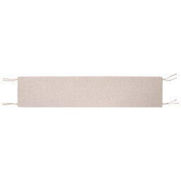 Beliani Garden Bench With Cushion Tuscania 160 Cm Eucalyptus Wood Beige - thumbnail 6