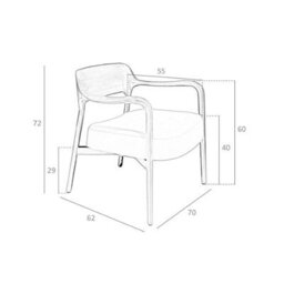 Angel Cerda Elegant Walnut And Mink Leatherette Armchair For Modern Homes - thumbnail 7