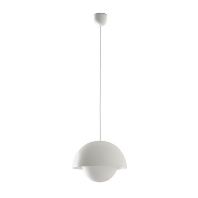 Luminosa Lighting Luminosa Marisol Dome Pendant Ceiling Light Matt White 2700K - image 1