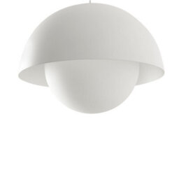 Luminosa Lighting Luminosa Marisol Dome Pendant Ceiling Light Matt White 2700K - thumbnail 2
