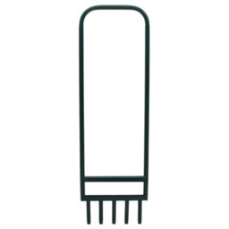 Walplus Lawn Aerator With 5 Hollow Tines Green Powder-Coated Steel - thumbnail 2