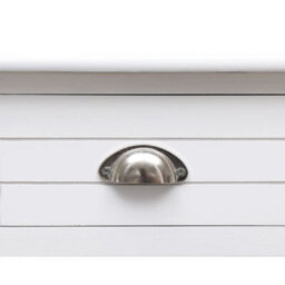 Vidaxl Writing Desk White 110X45X76 Cm Wood Desks - thumbnail 7