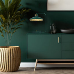 Milagro Felix Hand Made Designer Table Lamp In Green And Gold Rugged Industrial With A Luxurious Twist - thumbnail 1